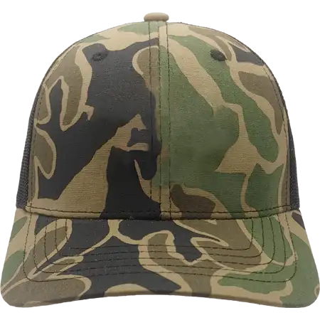 Photo of a cap made with camo fabric