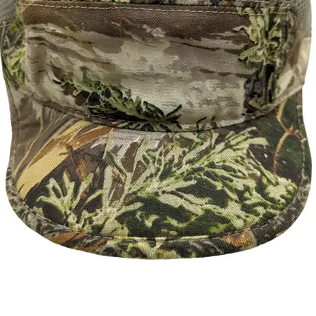 Photo of a cap visor made with a flexible wire rim